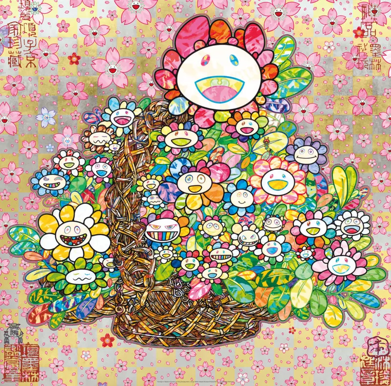 Homage to ‘Basket of Flowers’ by Song Dynasty Artist Li Song, 2025