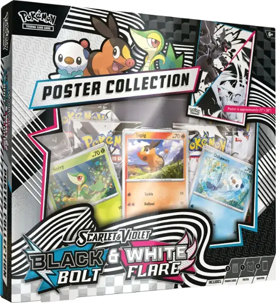 Poster Collection - Black Bolt & White Flare