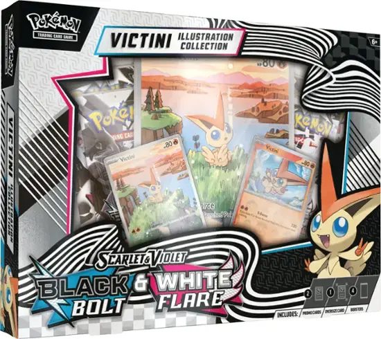 Victini Illustration Collection - Black Bolt & White Flare