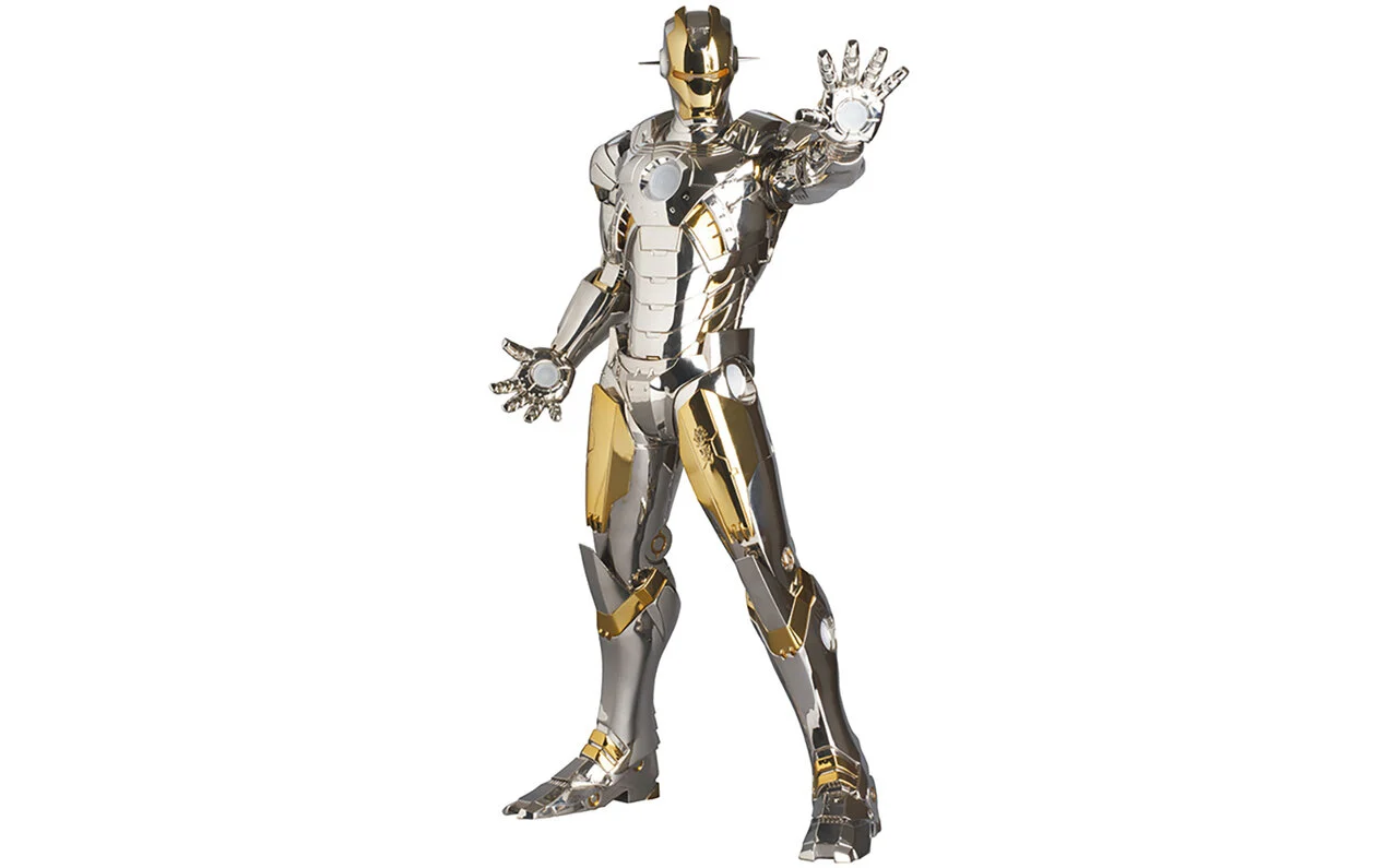 Medicom x Hajime Sorayama x Marvel Iron Man Metropolis Variant