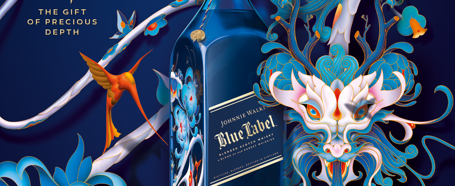 Colaboración entre Johnnie Walker Blue Label y James Jean